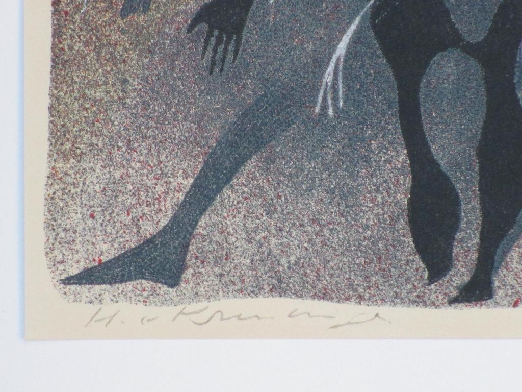 Harry van Kruiningen, Achnaton, Kleurenlitho kopen? Bied vanaf 30!