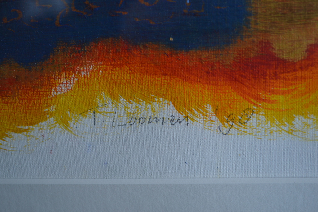 Tineke Looman, mooi ingelijst werk.  kopen? Bied vanaf 125!