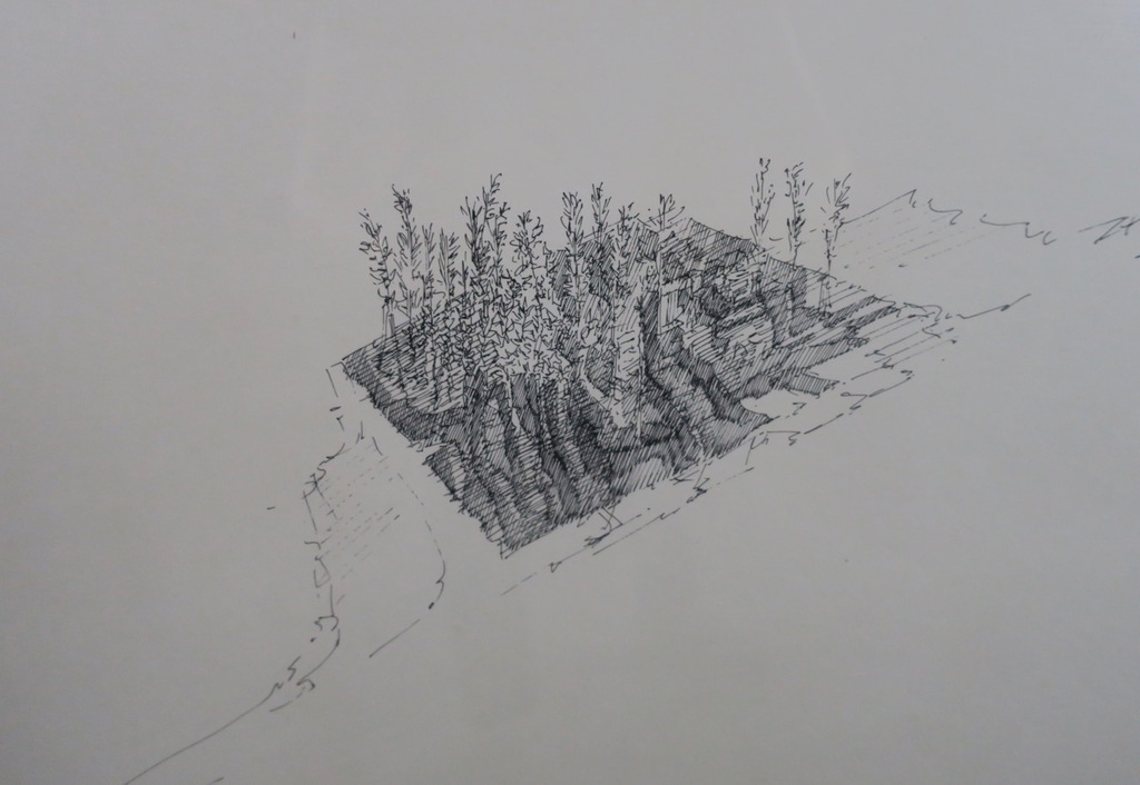 Maarten Beks: Pentekening, Afgraving - Ingelijst kopen? Bied vanaf 25!