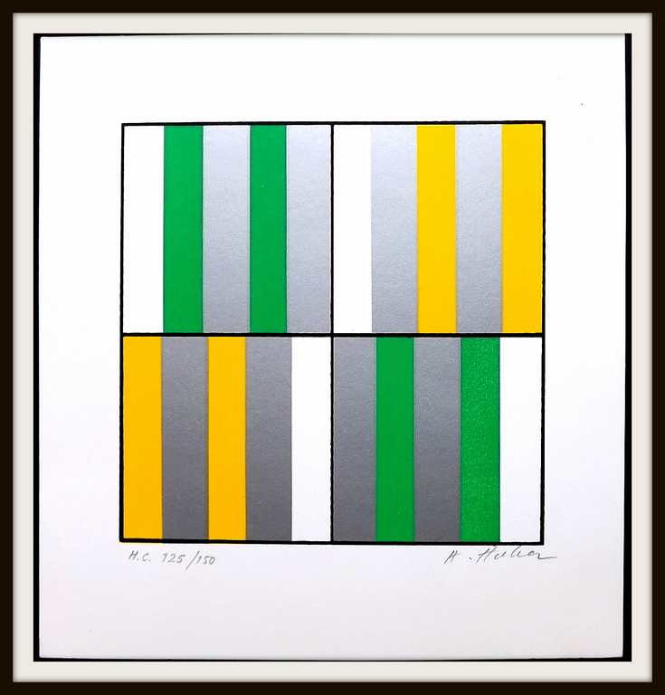 Alexius Huber - gesigneerde Litho - titel: Motiv III kopen? Bied vanaf 1!