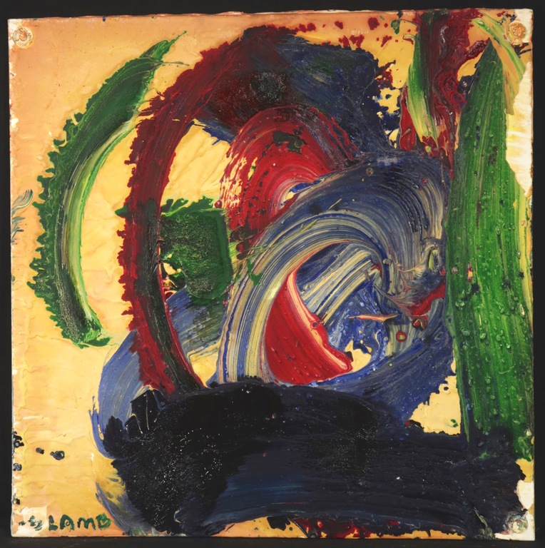 Matt Lamb: Olieverf en gemengde techniek op doek, Zonder titel kopen? Bied vanaf 40!