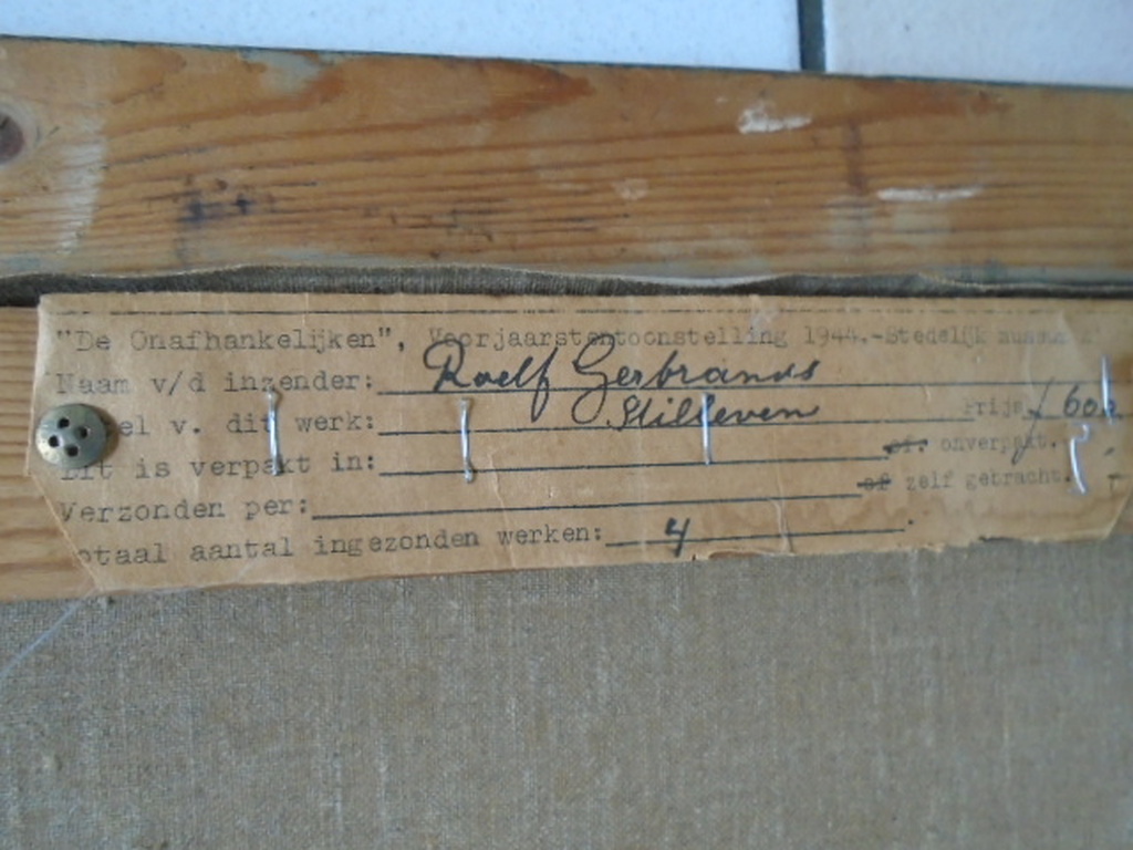 Roelf Gerbrands - olieverf - Stilleven met beelden en fruit kopen? Bied vanaf 565!