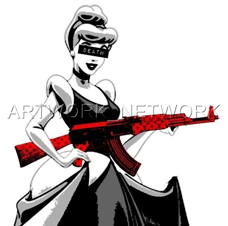 DEATH NYC - "CIN Black AK"- n° A/P - Signed with COA (Edition Artist Proof) kopen? Bied vanaf 1!