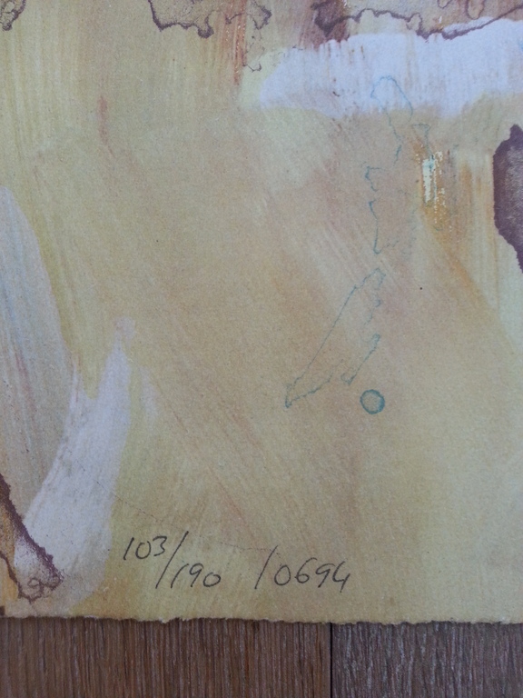 Hans Vanhorck, zeefdruk op papier kopen? Bied vanaf 40!