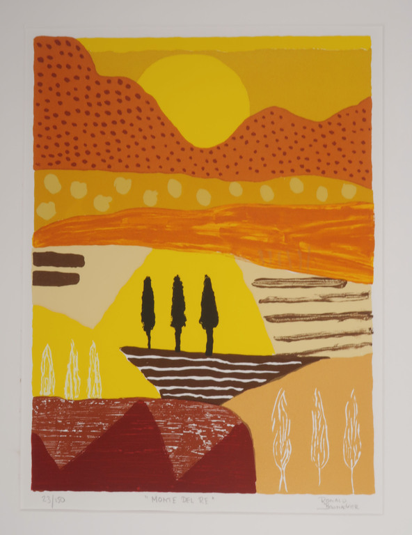 Ronald Boonacker: Zeefdruk, Monte del Re verkocht voor € 35!