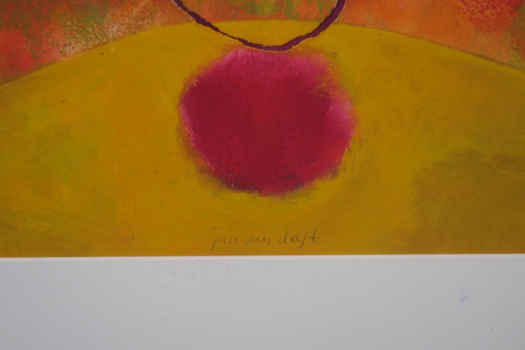 Jan van Delft: Gouache, Orion - Ingelijst kopen? Bied vanaf 1!