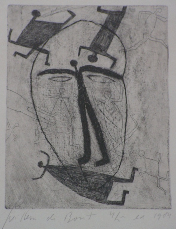 Willem de Bont - ets - ZT - oplage: 5 kopen? Bied vanaf 25!