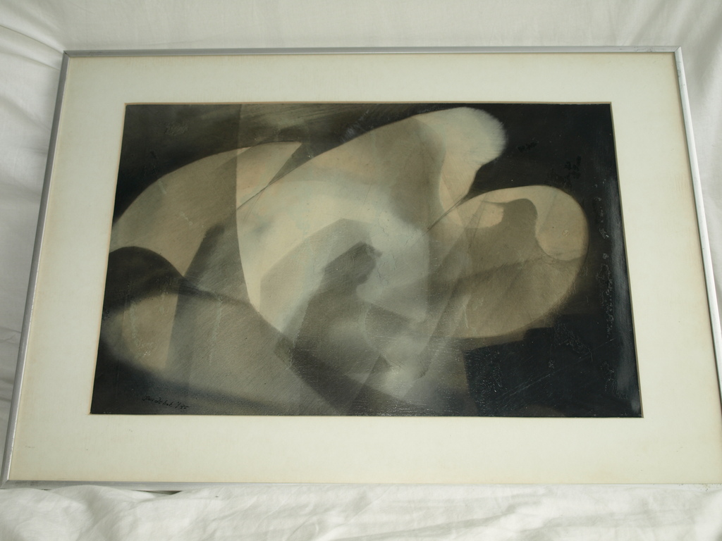 JAN DE KOK (1947) – 2 Silhouetten – acrylverf op papier – 1985 kopen? Bied vanaf 55!