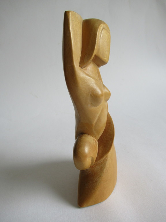 Onbekende kunstenaar: houtenbeeld, liefdespaar kopen? Bied vanaf 1!