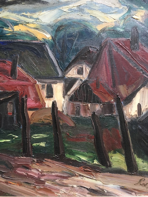 Leender van Lier: olie op doek: Bergen aan Zee kopen? Bied vanaf 100!