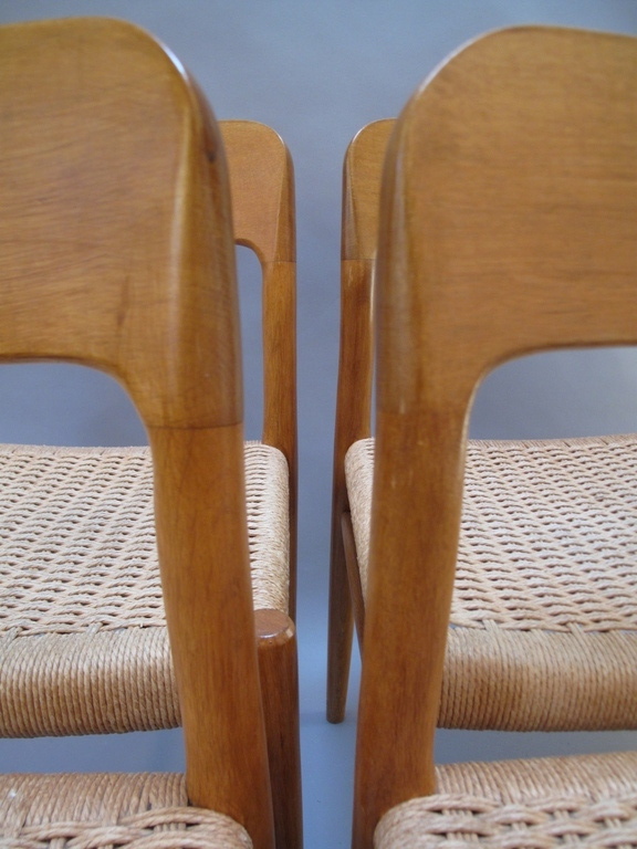 Niels Otto MÃ¸ller voor J.L. MÃ¸llers - Set van vier Model 75 stoelen kopen? Bied vanaf 400!