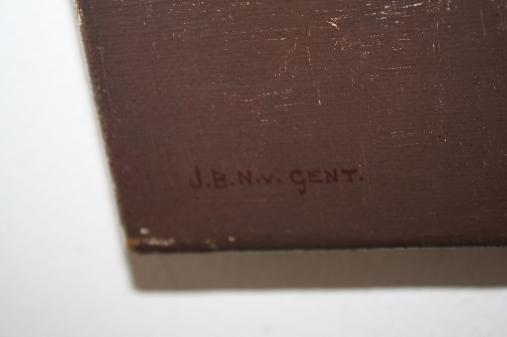 BLOEMSTILLEVEN DISTELS en TINNEN KAN van JOAN BABTIST v GENT kopen? Bied vanaf 1!