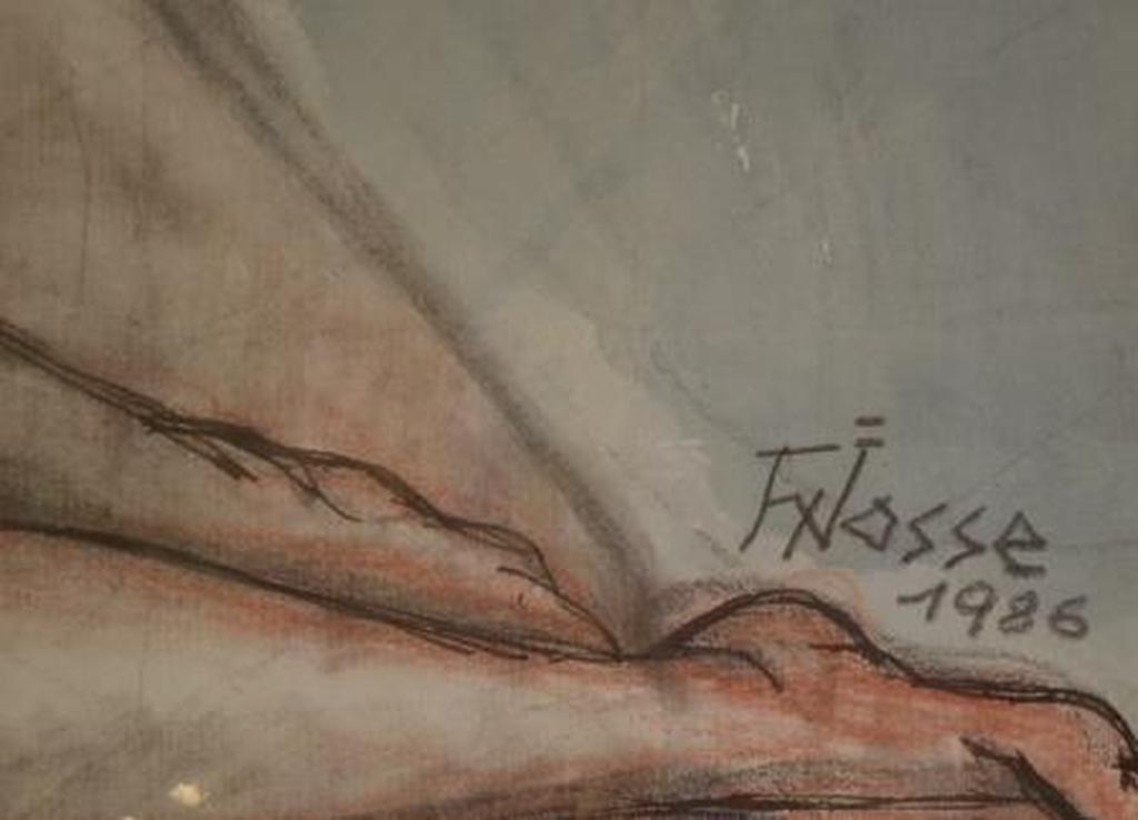 Xavier Josse, liggend naakt ca. 65 x50 pastel/krijt op papier  kopen? Bied vanaf 40!