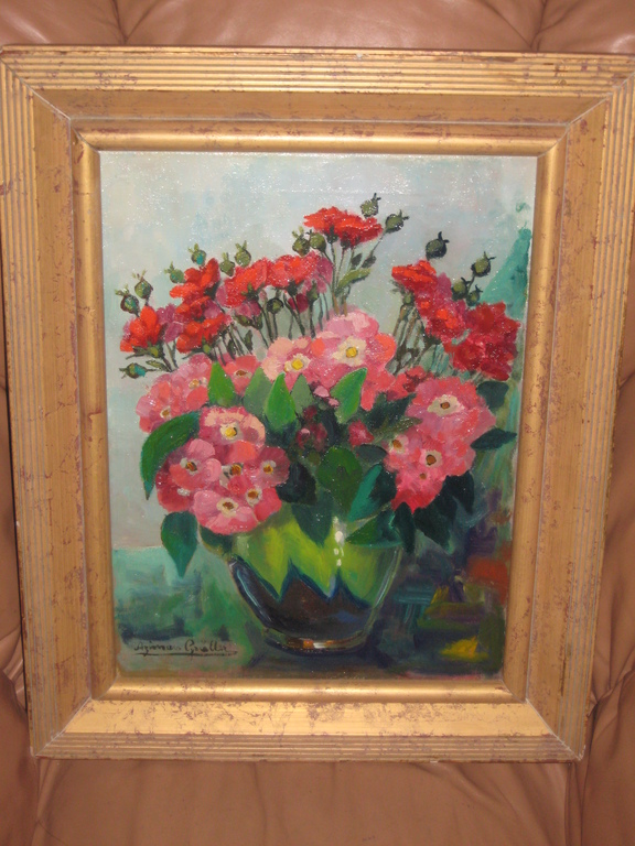 olieverf op doek bloemstilleven kopen? Bied vanaf 1!