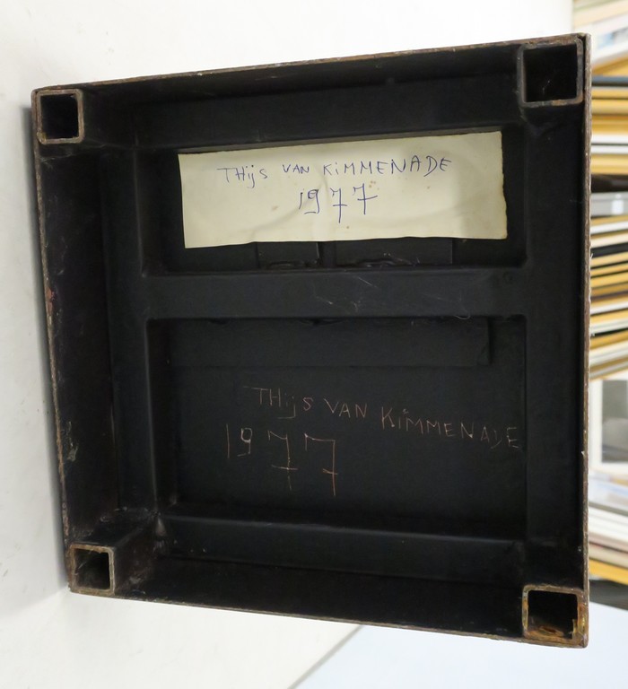 Thijs van Kimmenade: Zwart gemoffeld staal, Stoel (groot) kopen? Bied vanaf 350!