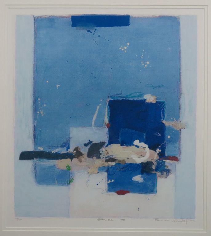 Ron van der Werf: Zeefdruk, Etude II - Ingelijst (Groot) verkocht voor € 65!