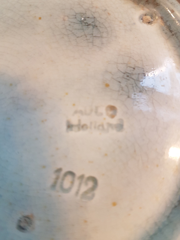 ADCO - Vintage ribbelvaas gemerkt nummer 1012 kopen? Bied vanaf 1!