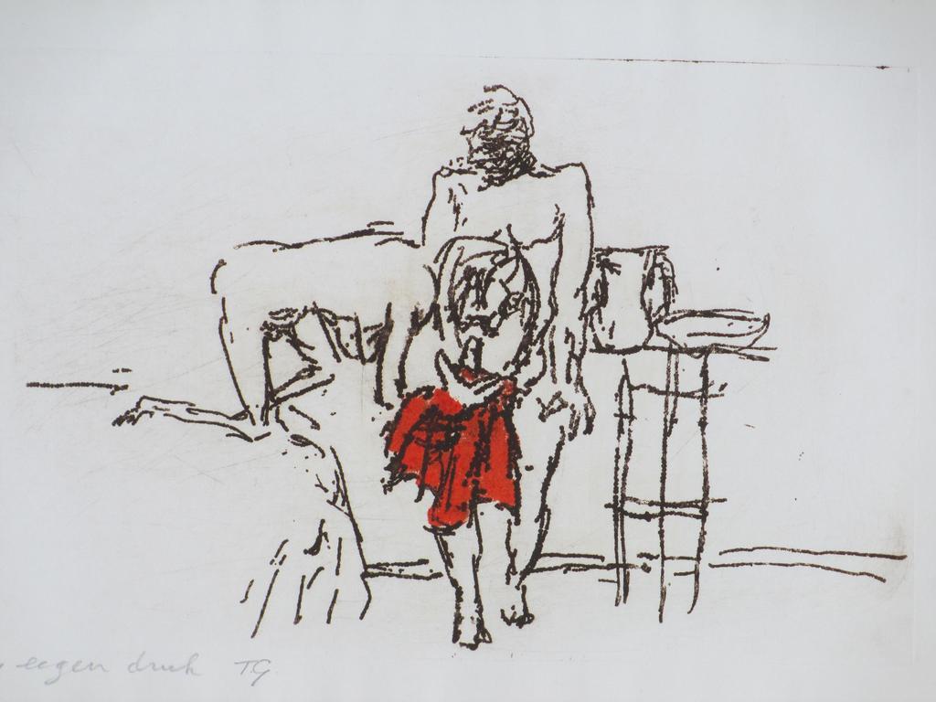 Thom F.Gerrard, Erotische scene, Ets kopen? Bied vanaf 45!