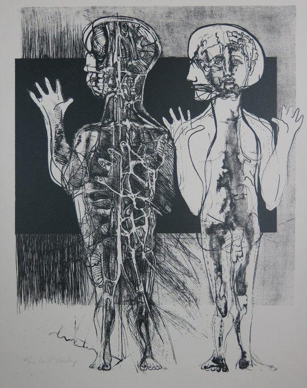 Aat Verhoog: Litho, Zonder titel  kopen? Bied vanaf 20!