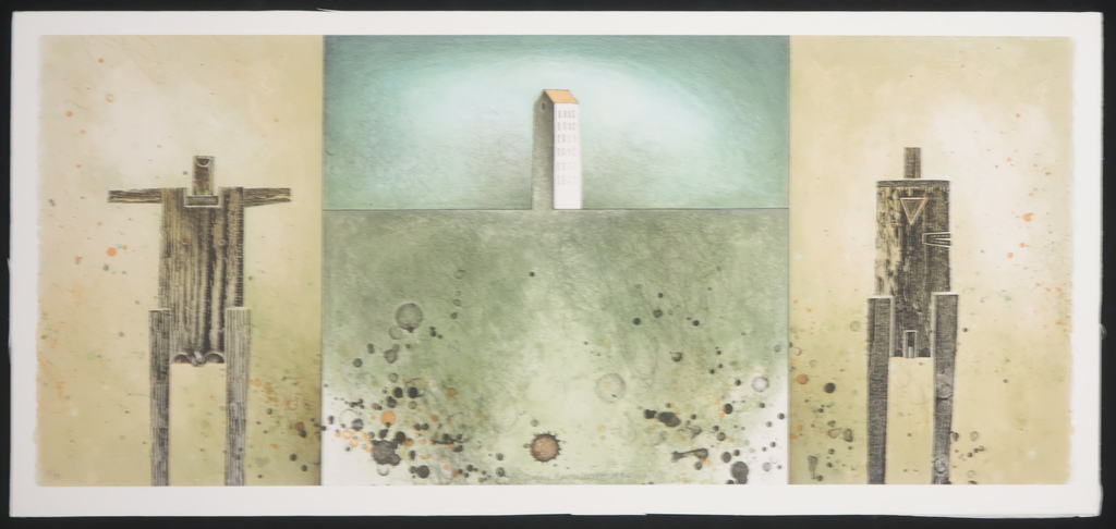 Jurjen Ravenhorst: Litho, Zonder titel kopen? Bied vanaf 20!