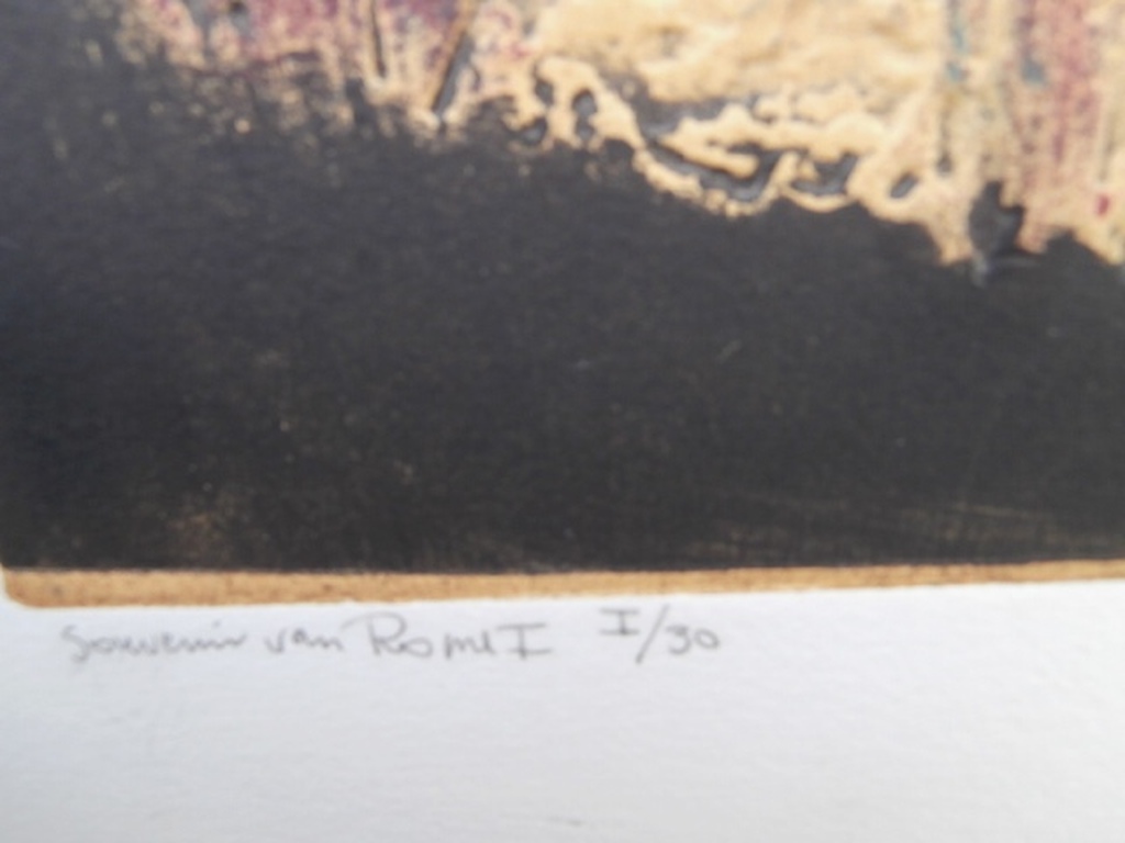 souvenir van rome I, l/30, kleurenets met relief kopen? Bied vanaf 100!