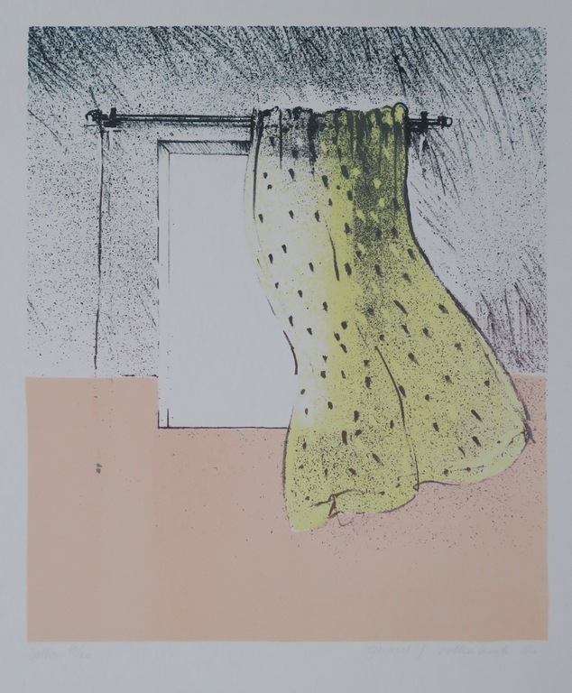 Gerard Vollenbrock: Litho, Gordijn kopen? Bied vanaf 1!