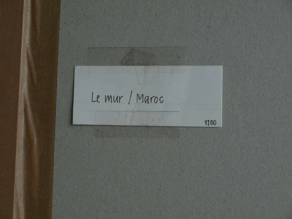 Nico Schelvis : Aquarel – Le mur / Maroc – gesigneerd & ingelijst - 2000 kopen? Bied vanaf 1!