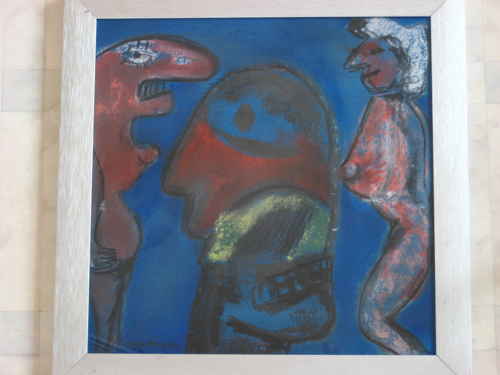 Anton Martineau (1926 - 2017). Gouache. Naakten. kopen? Bied vanaf 85!