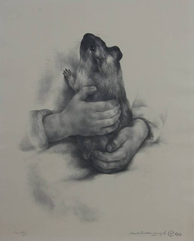 Aart van Dobbenburgh: Litho, Cavia van Marthy kopen? Bied vanaf 1!