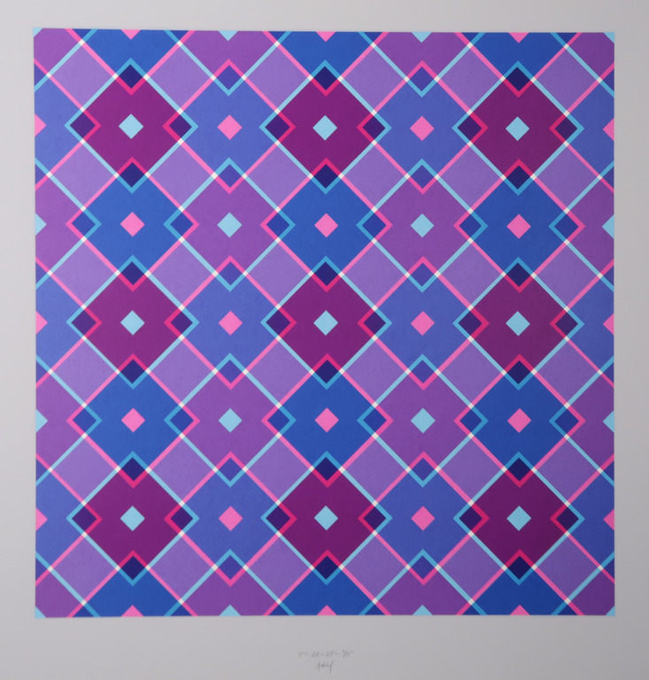 Rolf Adel: Album met 6 systematische beeldvariaties in zeefdruk kopen? Bied vanaf 100!