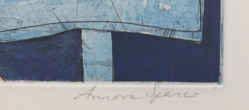 Annora Spence - Annora Spence, kleurenets, 'Lady and two dogs' kopen? Bied vanaf 125!