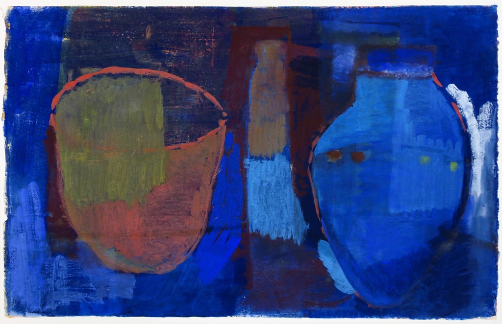 Lex van Lith: Gouache, Stilleven met vazen kopen? Bied vanaf 1!