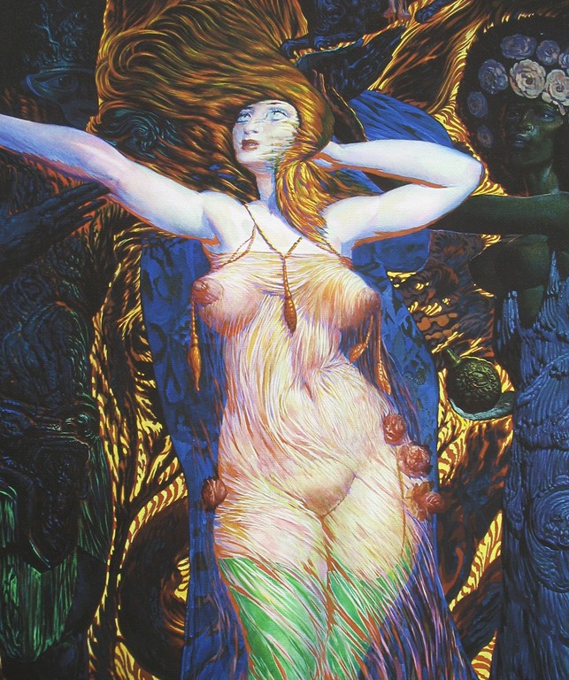 Ernst Fuchs, GiclÃ©e, Die Einkleidung der Esther kopen? Bied vanaf 40!