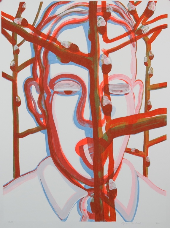 Alphons ter Avest: Litho, Man en boom kopen? Bied vanaf 20!