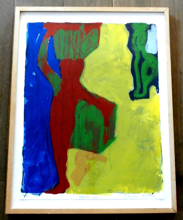 Cees Dolk - ingelijste zeefdruk: Engel 381 kopen? Bied vanaf 40!