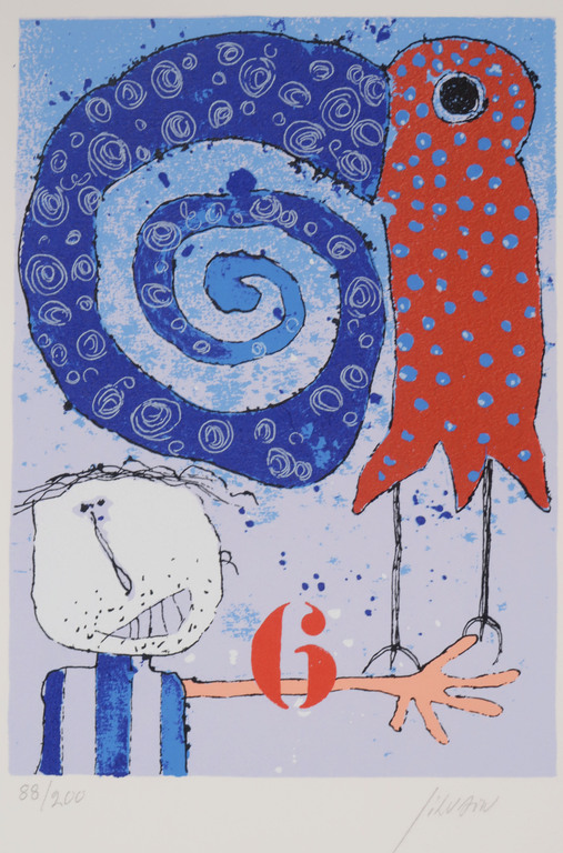 Christian Silvain: Zeefdruk, Perchoir nr 6 kopen? Bied vanaf 20!