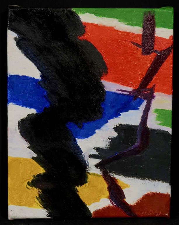 Jan van Holthe: Olieverf op doek, Nuage Noir kopen? Bied vanaf 1!