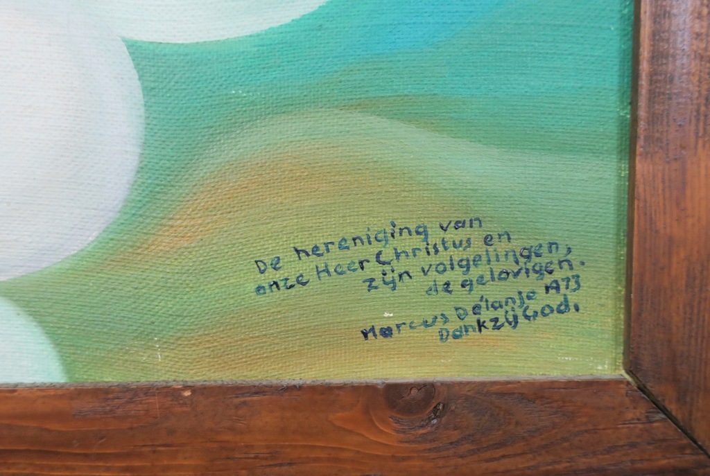 Marcus Delanjo Seidel: Olieverf op doek, De hereniging van ... - Ingelijst kopen? Bied vanaf 1!