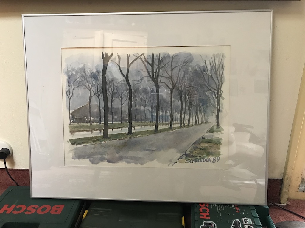 Mooie Aquarel in lijst kopen? Bied vanaf 50!