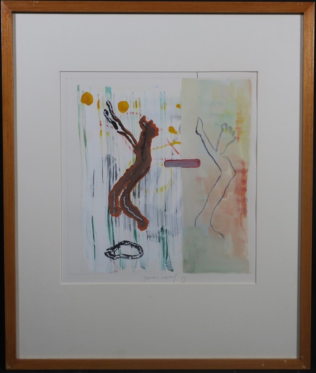 Jeroen Olthof: Gouache, Uit de serie: Fin de Siecle - Ingelijst kopen? Bied vanaf 50!