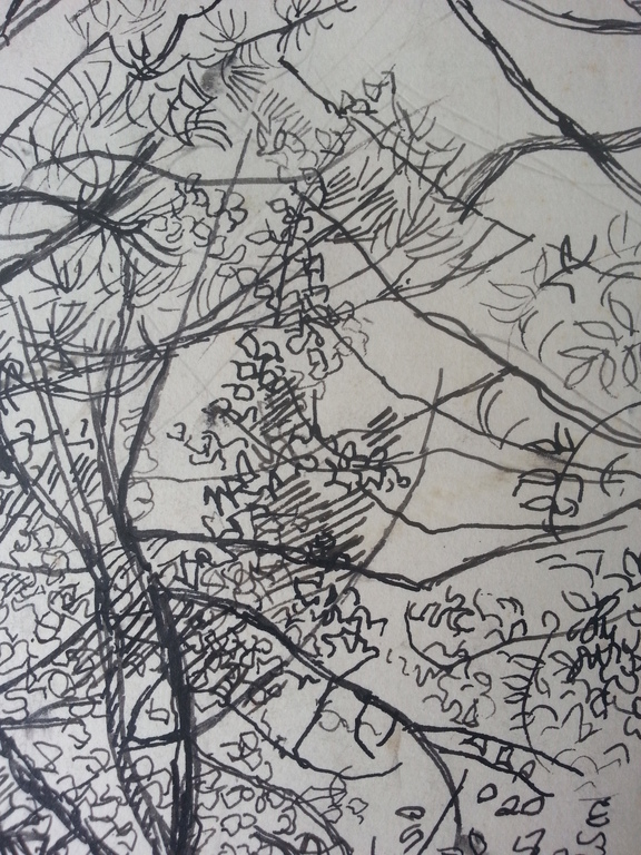 Herman Bieling - Inkt op karton - 1960 kopen? Bied vanaf 50!