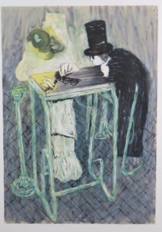 Wim Jonkman: Litho, Kouwe Kermis -Ingelijst (groot) kopen? Bied vanaf 35!