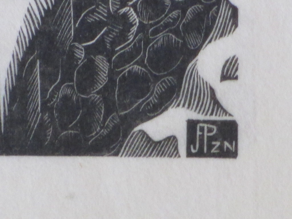 Jan Franken Pzn, Woonwagens in de sneeuw, Houtsnede kopen? Bied vanaf 35!