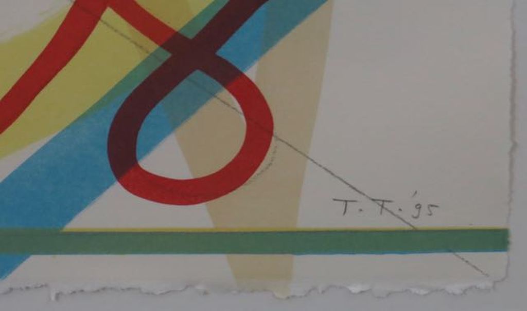 Toon Teeken: Litho, Zonder titel II -Ingelijst kopen? Bied vanaf 35!