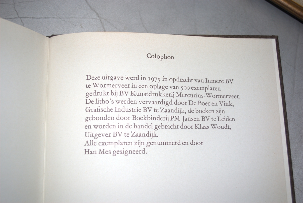 HAN MES--3 X : LITHO OPLAGE 190 + HANDGESCHREVEN KAART + BOEK 20 TEKENINGEN kopen? Bied vanaf 15!