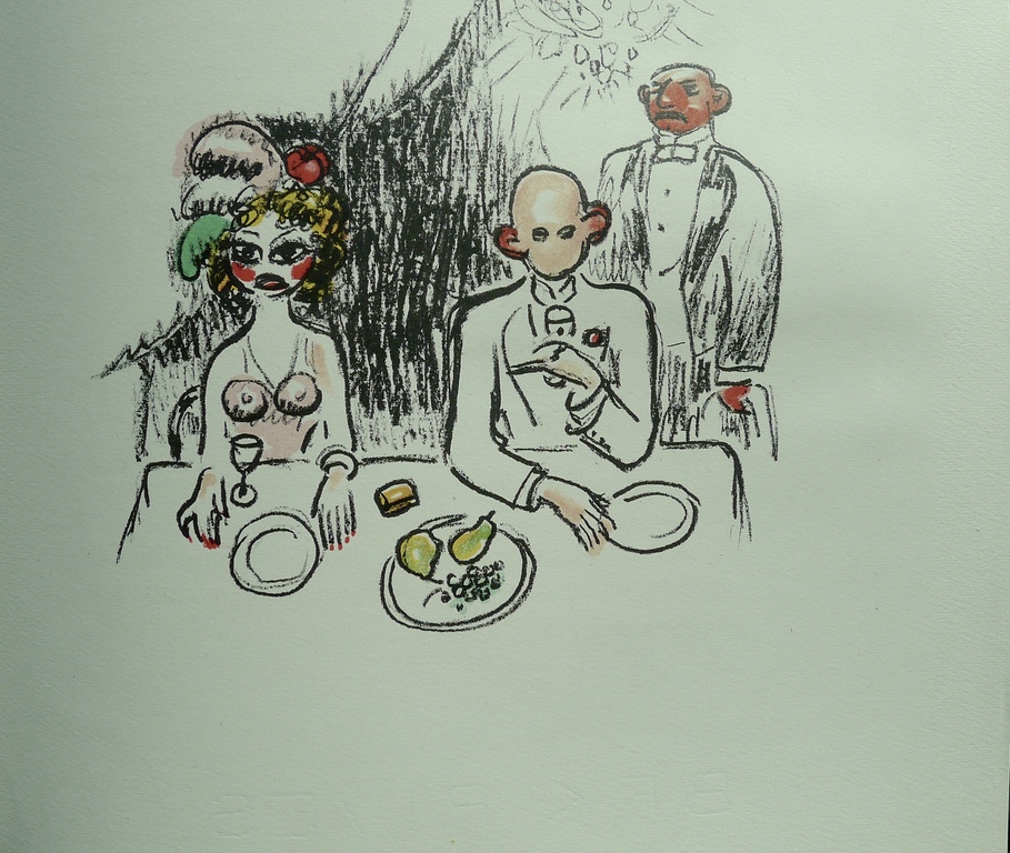 Kees van Dongen,ingelijste lithografie uit "Les Lépreuses", 1947  kopen? Bied vanaf 150!