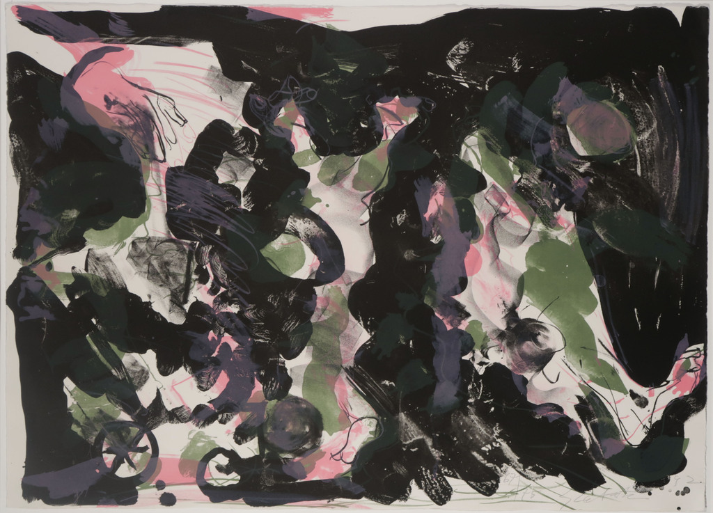 Ger Lataster: Litho, Donkere tuin - Ingelijst kopen? Bied vanaf 50!
