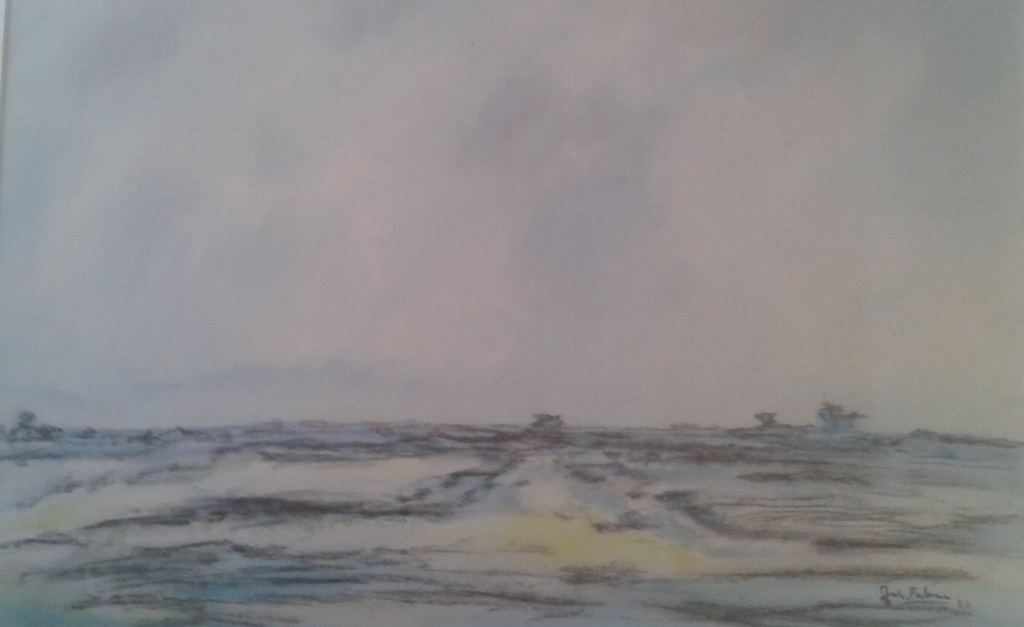 Johann Faber: Gronings landschap, 1953 verkocht voor € 650!