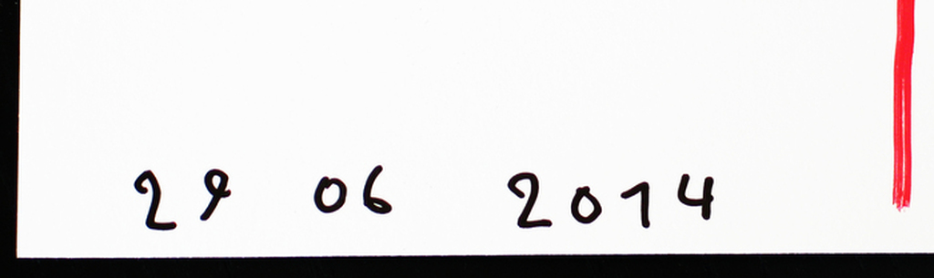 KAMAGURKA grote tekening uit  2014 kopen? Bied vanaf 300!