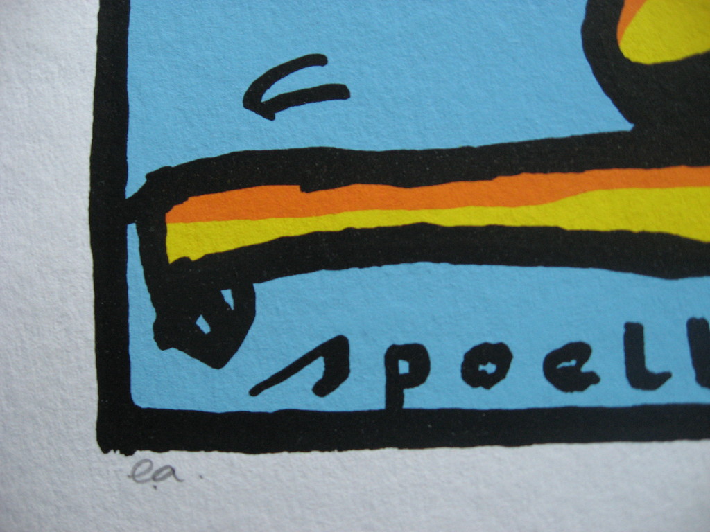 Herman Brood: Kleurenzeefdruk, Spoelt u maar kopen? Bied vanaf 60!